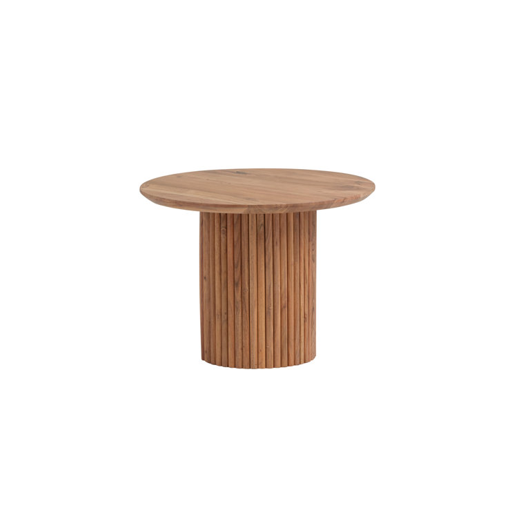Ivy Bronx Pautah Solid Wood Pedestal Coffee Table Wayfair.co.uk